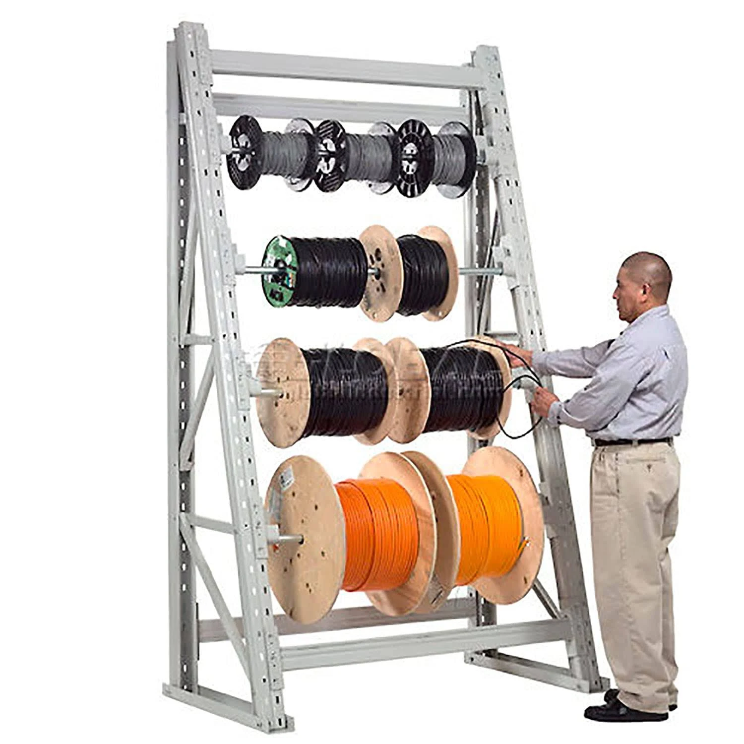 Global Industrial Reel Rack Starter Unit