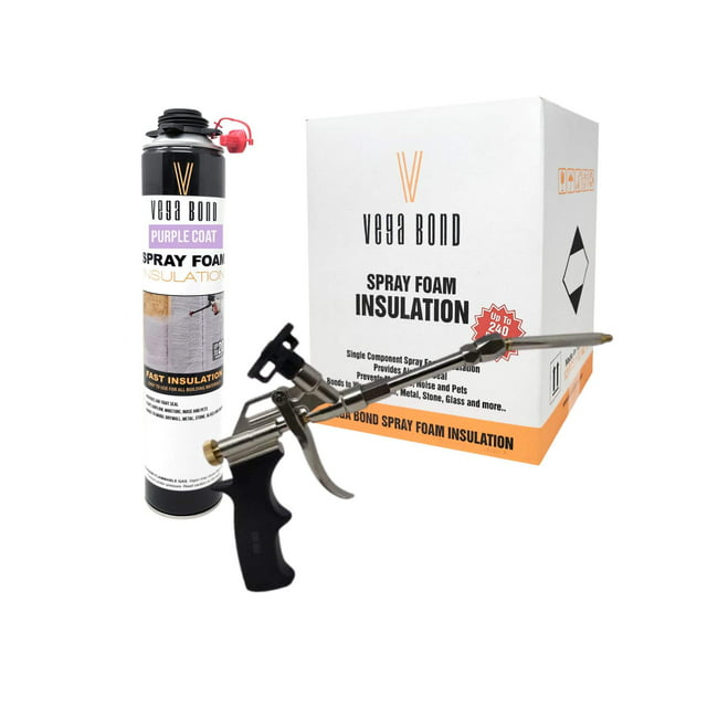 Vega Bond Premium Single Component Self Expanding Purplecoat Closed Cell Insulation Spray Foam