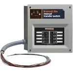 Generac 48453 HomeLink Prewired Manual Transfer Switch Kit - 30 amps&#44; 8 Circuits - Resin Box - Model No. 6853