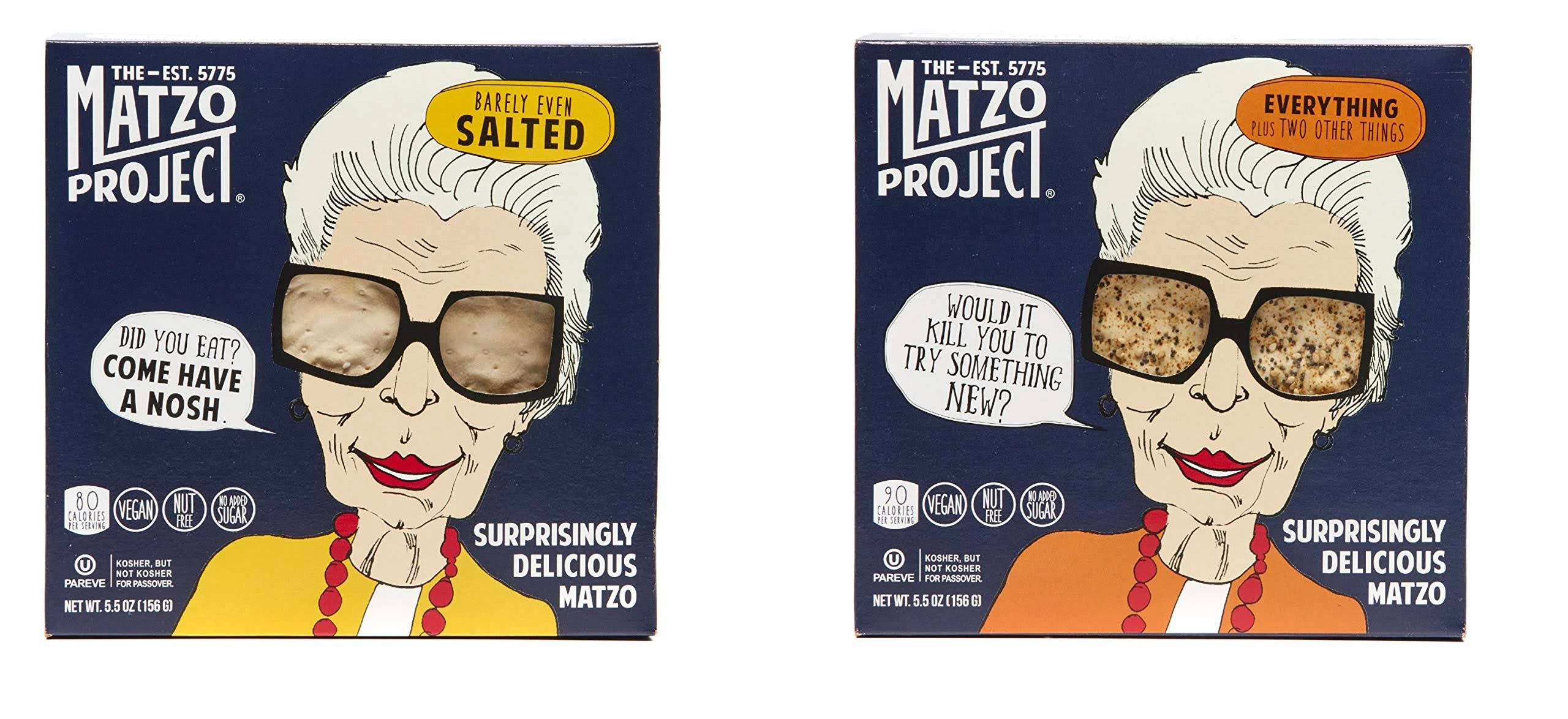 Matzo, Variety Pack Everything, Salted from The Matzo Project,