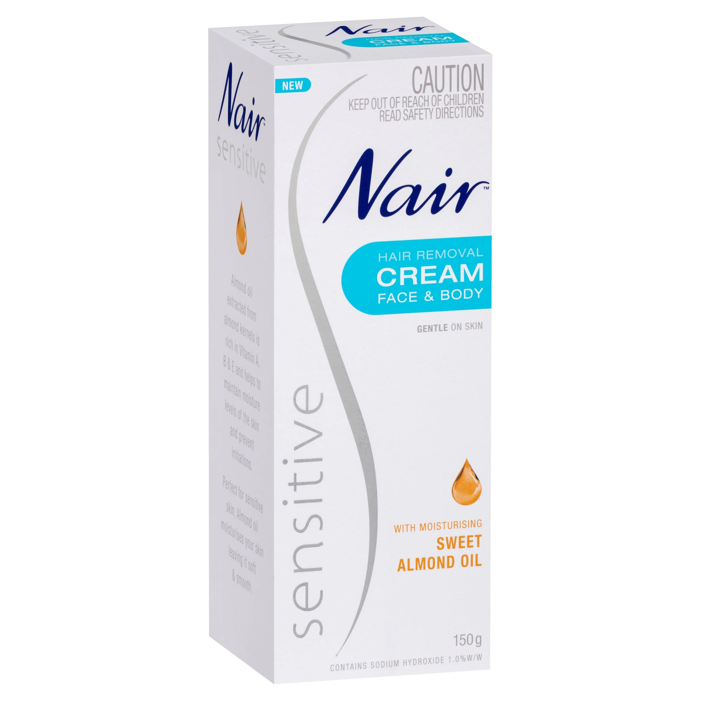 Nair Sensitive Hair Removal Cream, 150G