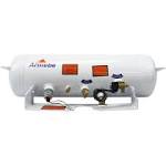 Flame King 5.9 gal. 20 lbs. ASME Horizontal Steel Propane Tank with Remote Fill