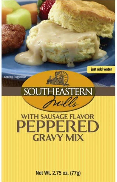 Southeastern Mills Peppered Gravy Mix with Sausage Flavor