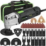 Galax Pro 2.4amp 6 Variable Speed Oscillating Multi-Tool Kit with Quick-Lock Accessory Change