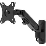 Monoprice 1-Segment Wall Mount For Monitors Up To 27in | Adjustable Gas Spring