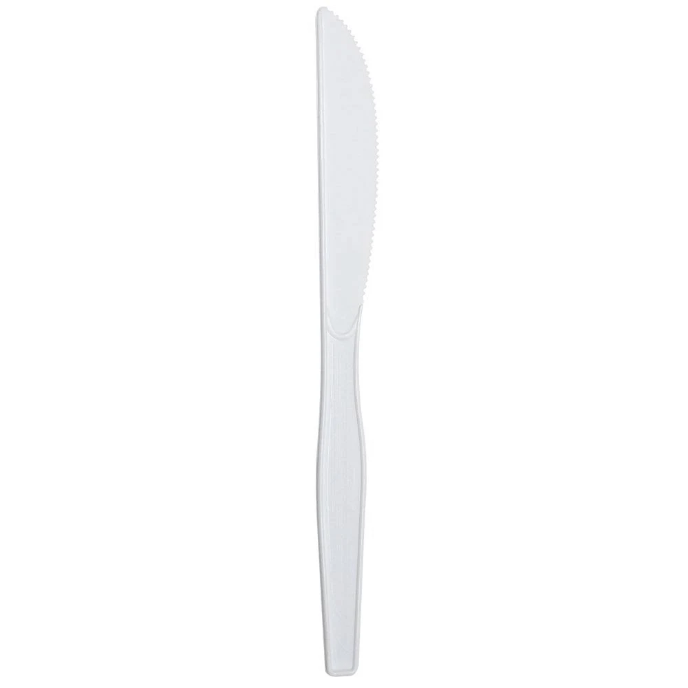 Karat U2051W PS Medium-Heavy Weight Knives - White (Case of 1000)