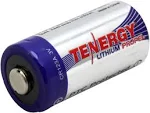 Tenergy 1500mAh 3V CR123A Lithium Battery, High Performance CR123A Cell Batteries PTC Protected, Smart Sensors Replacement CR123A Batteries, 40 Pack (Non-Rechargeable)