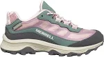 Merrell Moab Speed Low Waterproof Hiking Shoes Pink 6 Kids