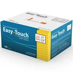 Easy Touch 31g; 3/10cc; 100ct; 8mm (5/16" in) Syringes