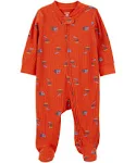 Carter's Baby Boys Lion 2-Way Zip Sleep & Play Pajamas