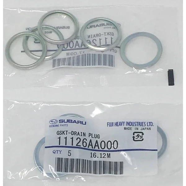 1985-2018 Subaru Oil Drain Plug Crush Washer Gasket LOT OF 10 NEW 11126AA000 OEM