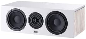 HECO Aurora Center 30 2-Way, 5" Center Channel Speaker for Crisp, Clear Dialogue in White