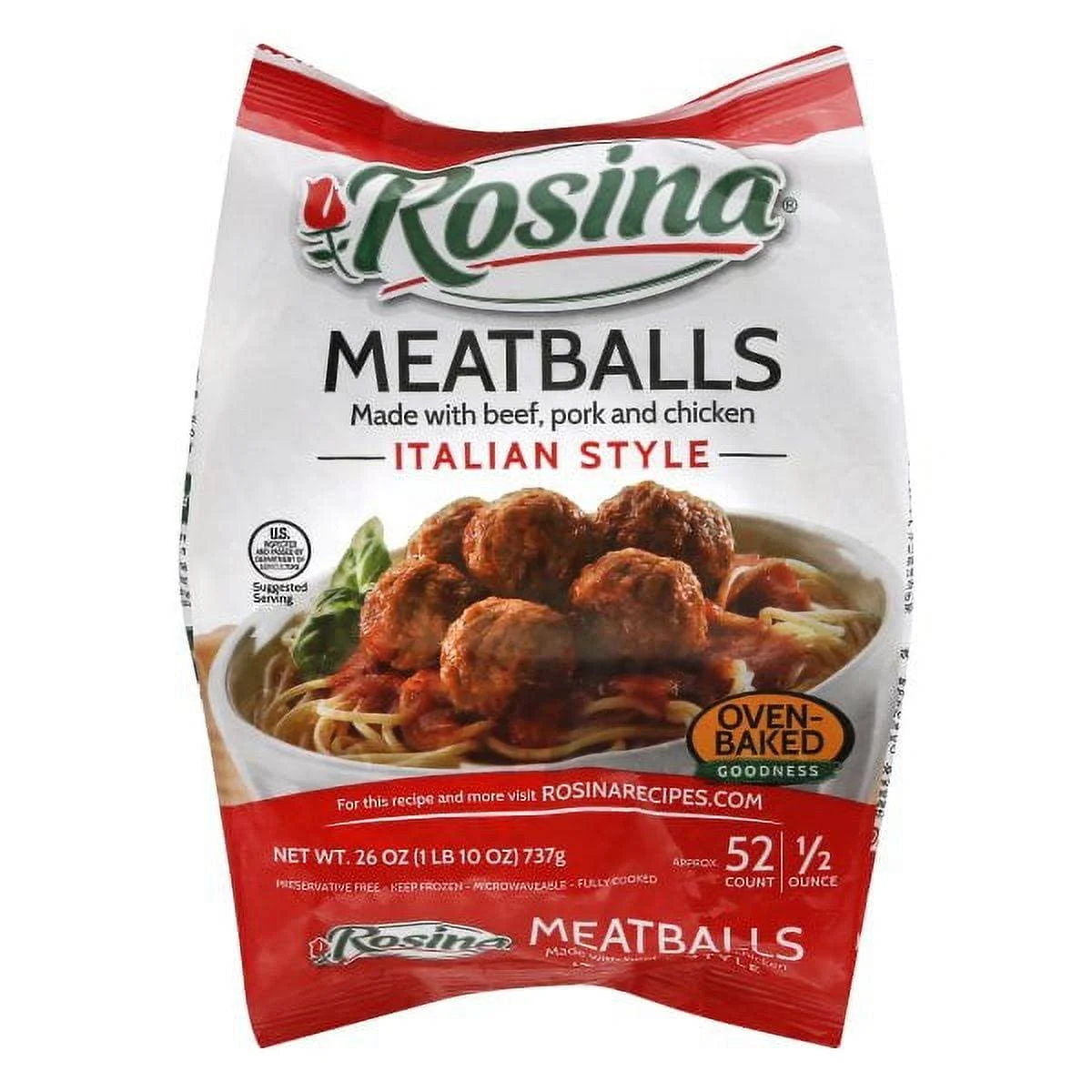 Rosina Meatballs, Italian Style