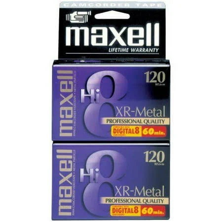 Maxell P6-120 XRM Hi Professional Quality 8mm Videocassette