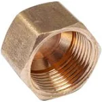 LTWFITTING 3/8 in. O.D. Compression Brass Cap Fitting (60-Pack)