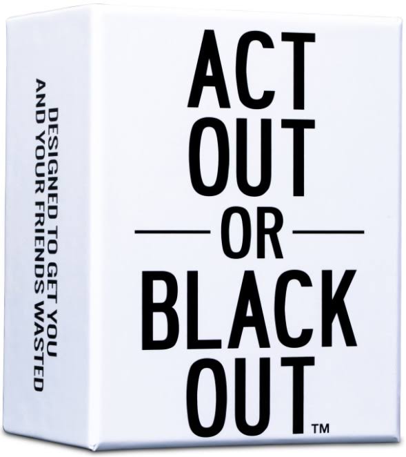 Do or Drink Act Out or Black Out Charades Drinking Card Games for Adults, Fun Adult Game with 350 Prompts - Great Party Game for Game Night, Bachelorette Parties, Couples, and More