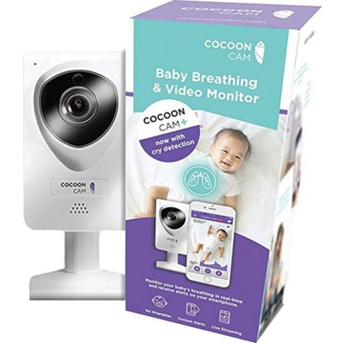 Cocoon Cam Plus Baby Breathing Monitor New Open Box