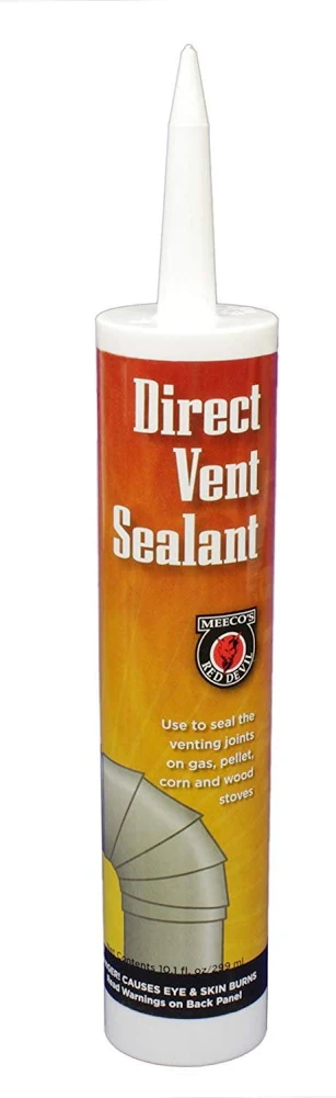 Meeco&#039;s Red Devil 10.3 Oz. Black Direct Vent Hi-Temp Sealant 615 Meeco&#039;s Red