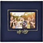 MCS Mr & Mrs Wedding Photo Album (Blue)