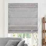 CHICOLOGY Cordless Roman Shade Del Mar Moon Shell (Blackout) 23"W X 64"H