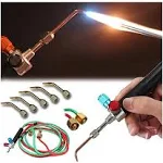 Jewelry Jewelers Micro Mini Gas Little Torch Welding Gun Soldering w/ 5 Tips Kit