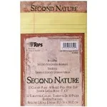 TOPS™ Second Nature Recycled Ruled Pads, Narrow Rule, 50 Canary-Yellow 5 x 8 Sheets, Dozen ;