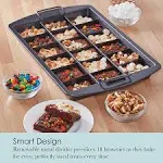 Chicago Metallic Professional Slice Solutions Brownie Pan, Size: One size, Silver