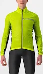 Castelli Squadra Stretch Jacket - XXL, Electric Lime / Dark Grey