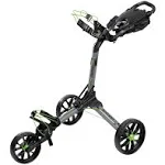 Bag Boy Nitron Auto-Open Push Cart Battleship Gray Lime