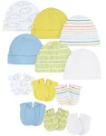 Onesies Brand Unisex Baby 12-piece Cap and Mitten Set