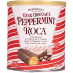 10 oz Dark Chocolate Peppermint Roca Canister