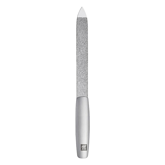 Zwilling Twinox Saphir nail files, stainless steel, matt, 13 cm, 1-pack (1 x 1 piece)