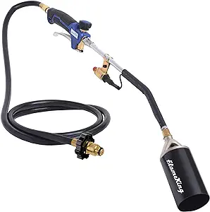 Flame King Propane Torch Kit Heavy Duty Weed Burner, 340,000 BTU with Electric