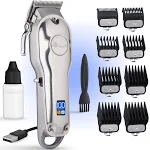 Extremely Fine Cutting, Cordless Hair Clippers for Men Professional, Barber