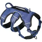 Tuff Pupper Updated for 2024 - Tracker No Escape Dog Harness | Dual Escape Proof Leash Attachments | 5 Point Adjustable Fit Harness for Dogs | Padded Dog Harness for Comfort | Handle Dog Lift Harness