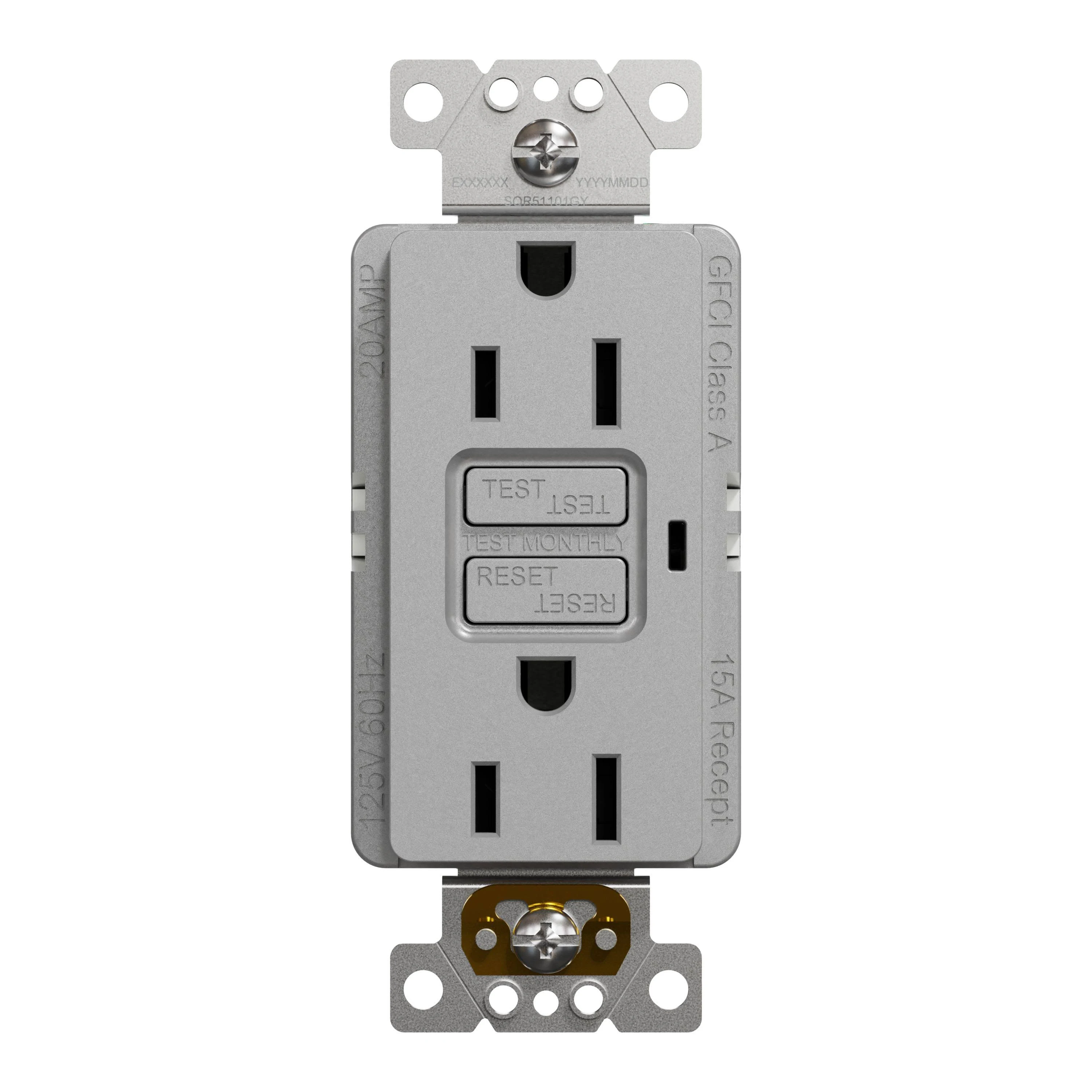 Square D SQR51101GY 15A Gfci Receptacle