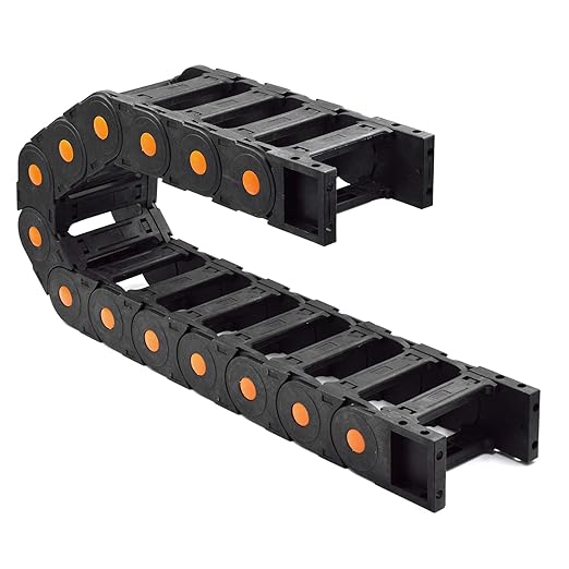 Plastic Drag Chain Cable Carrier Open Type with End Connectors R150 45 x 100m...