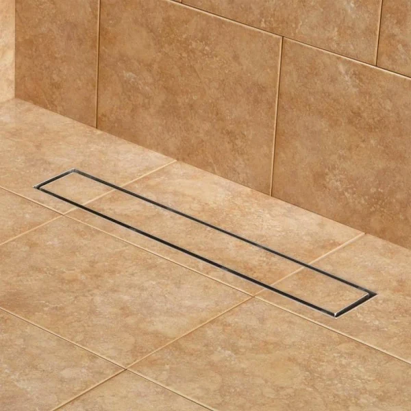 Signature Hardware 404978 48" Cohen Shower Drain - Brushed Stainless Steel