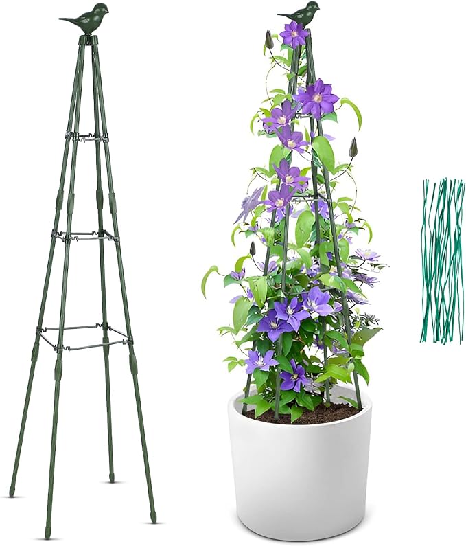 GROWNEER 47 Inches Garden Obelisk Trellis