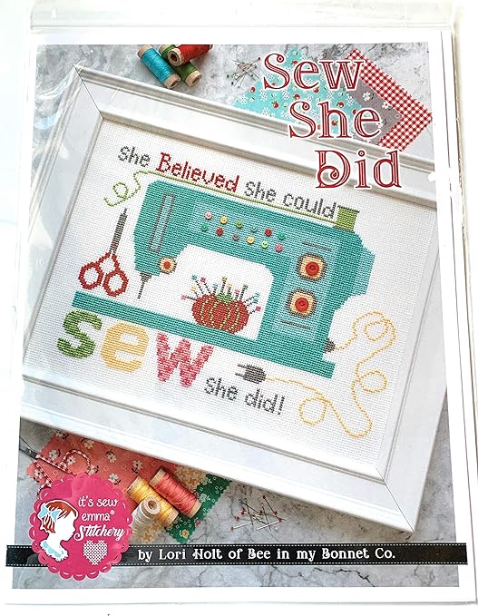 It's Sew Emma Sew She Did Cross Stitch Pattern
