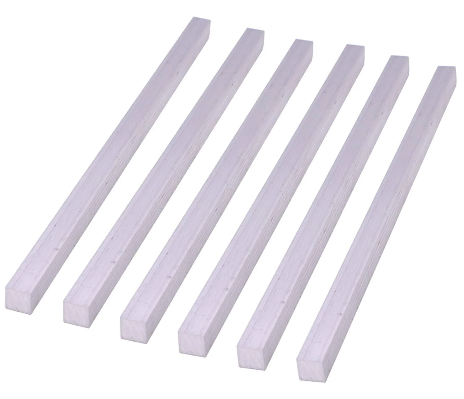 6 Pieces 1/2" X 1/2" Square Aluminum Flat BAR 12" Long .5"6061 General Purpose Plate,T6511 Solid New Mill