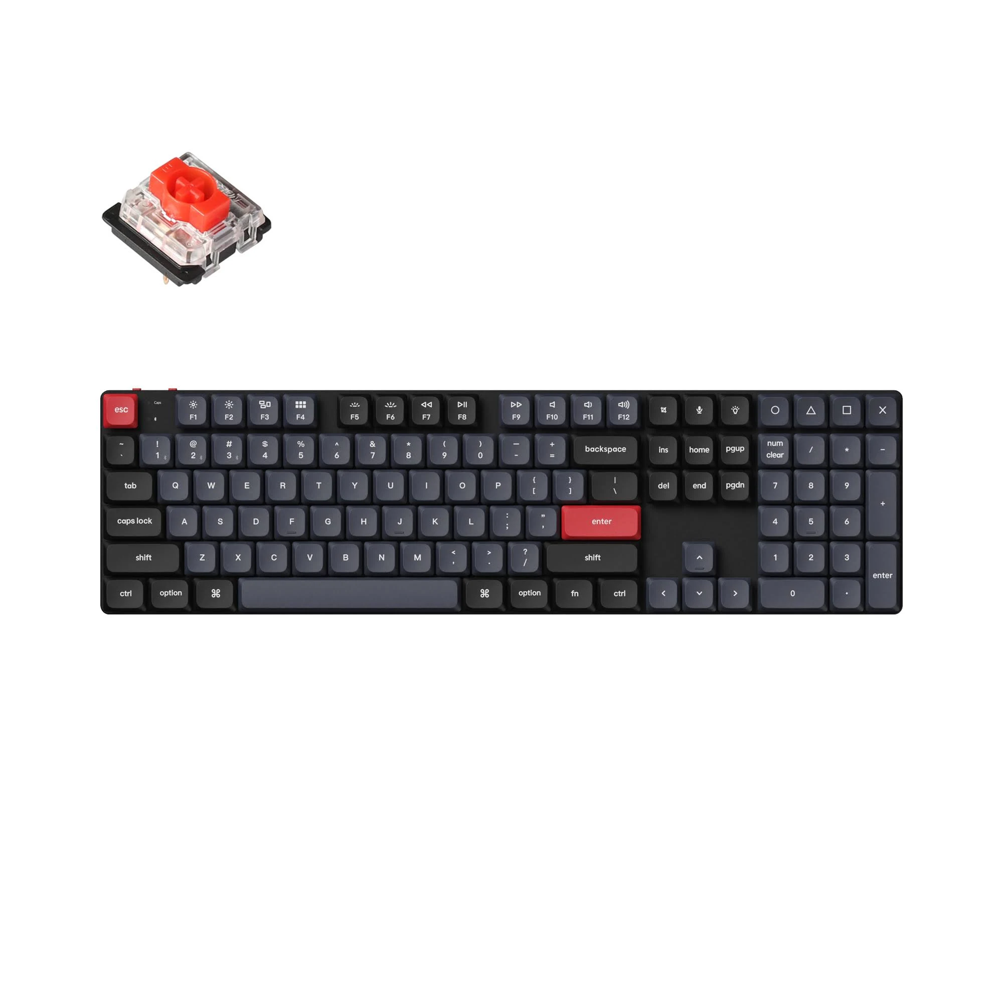 Keychron K5 Pro Low-Profile QMK/VIA Hot-swappable Wireless Custom Mechanical Keyboard