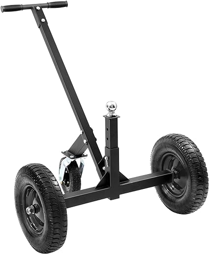 Doniks Adjustable Trailer Dolly,Boat Trailer Dolly 1200lbs Load Capacity,Carbon Steel Trailer Mover with 19''-27.5'' Adjustable Height for Moving RV