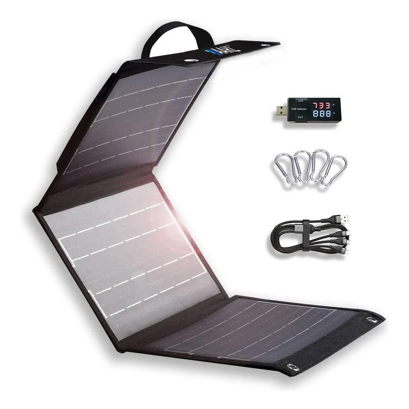 AAKL 36W Foldable Solar Charger Portable Waterproof Panel Backpack Bag Quick ...