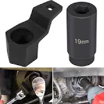 Camoo 77080 19 mm Harmonic Balancer Socket & 50mm Crank Pulley Wrench Holder for Honda Acura Engines