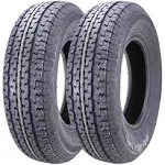 Set 2 Trailer Tires ST205/75R14 8PR Load Range D Steel Belted