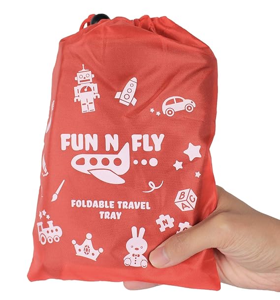 Mommy Brain Creatives Fun N' Fly Foldable Travel Tray