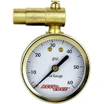 Accu-Gage by Milton Presta Valve Bike Tire Pressure Gauge with Bleeder Valve, for 0-60 PSI - ANSI Certified