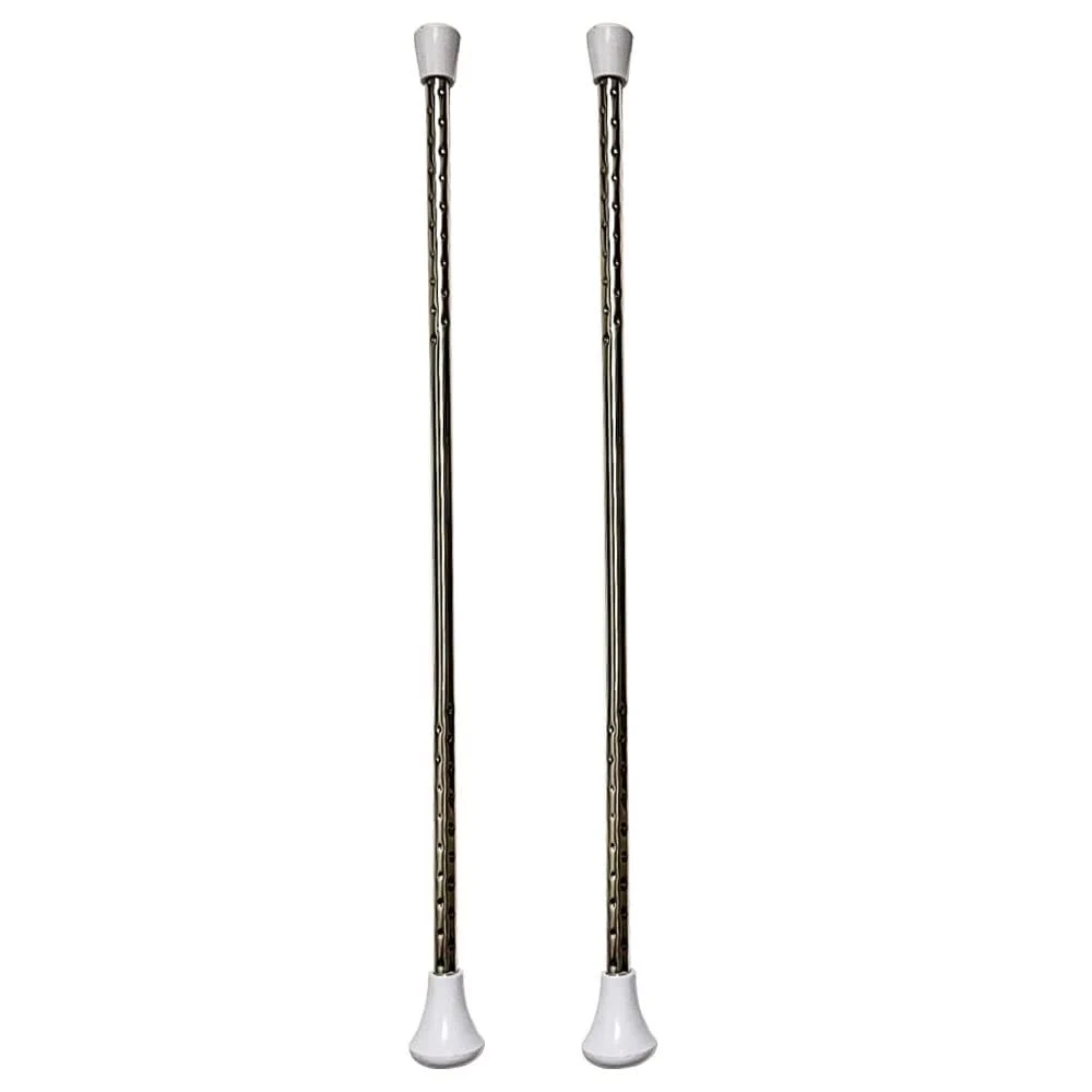 Twirling Baton 2 Pieces Spinning Dance Baton Metal Gymnastics Parade Stick for Child in Majorette (Original Version, 2 Pack)