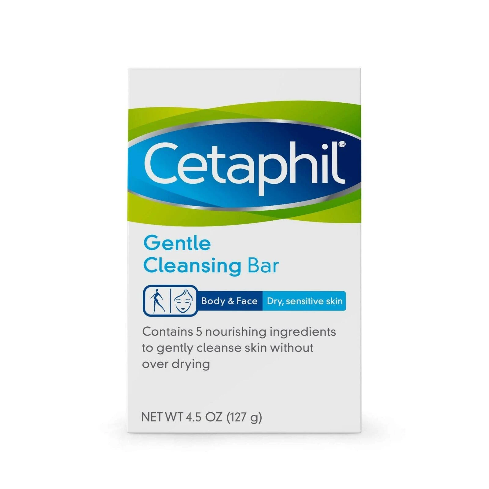 Cetaphil -  Gentle Cleansing Bar for Dry/Sensitive Skin 4.5 Oz - 12 Pack